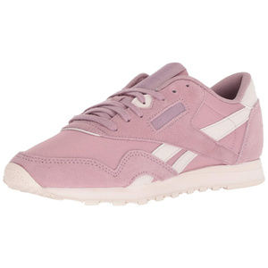 Reebok Women Classic Nylon Leather Fashion Sneaker